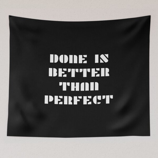 Item preview, Done is better than perfect designed and sold by Inspirationmotivation.