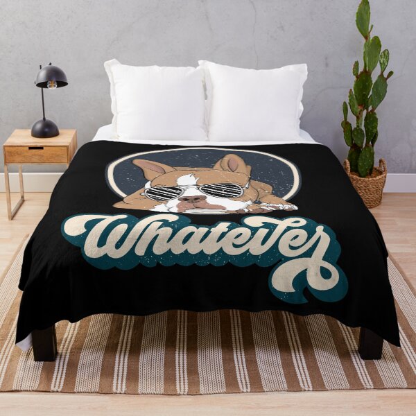 Item preview, Whatever Retro Boston Terrier Distressed Graphic designed and sold by wdyoungblood.