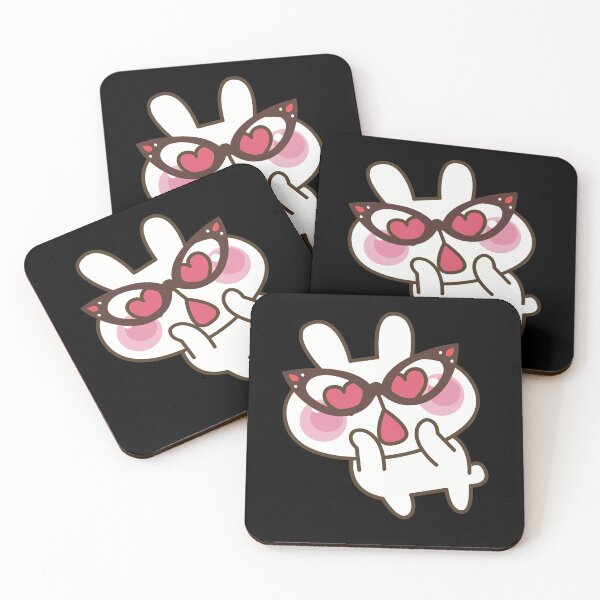 Item preview, Bunny with Glasses designed and sold by Labradoodlesetc.