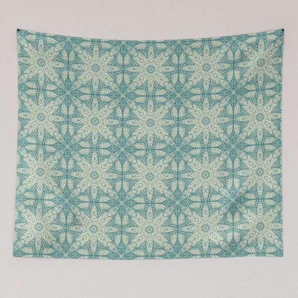 Item preview,  Star Floral blue designed and sold by Joanne-Amanda.