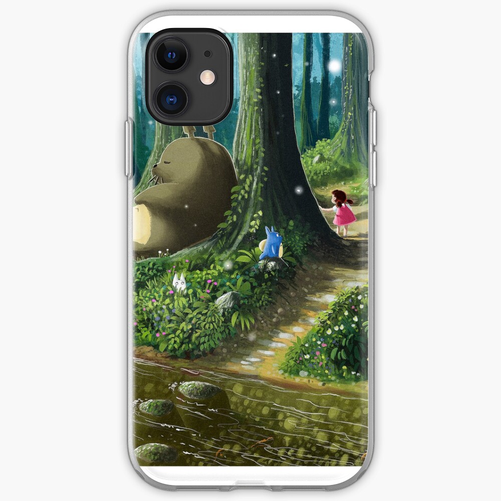 Totoro and Mei Funda y vinilo para iPhone