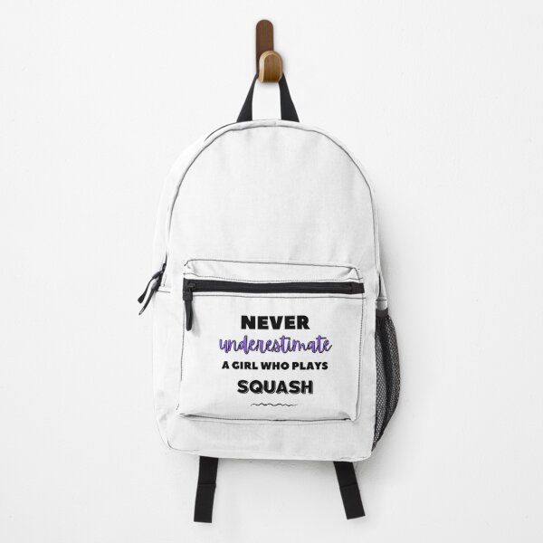 Item preview, Never underestimate a girl who plays squash designed and sold by TheGreenGoat.