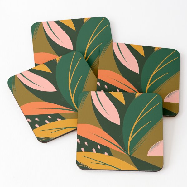 Item preview, proud plant mom,Abstract Art Terra Cotta - Leaf Abstract designed and sold by Teeline.