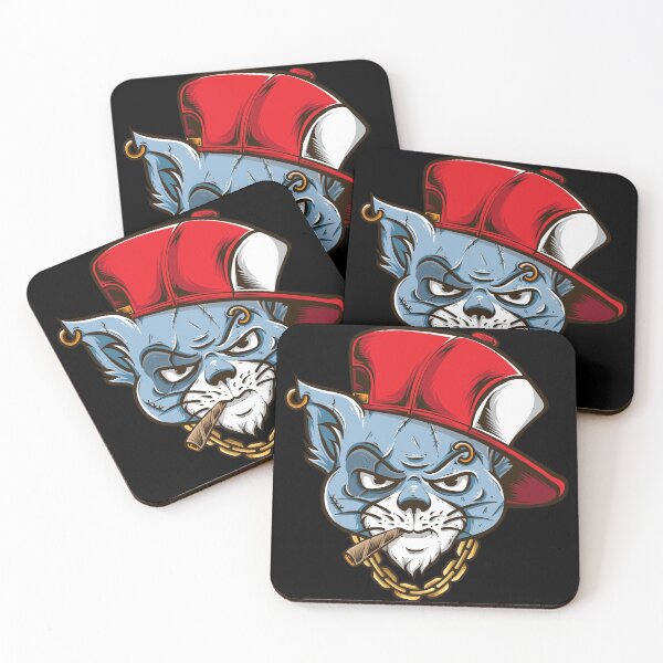 Item preview, bad cat with cap  designed and sold by Moueddene.