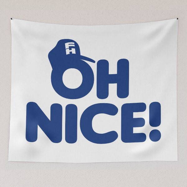 Item preview, Oh Nice! (Blue) designed and sold by Justin Ellis.