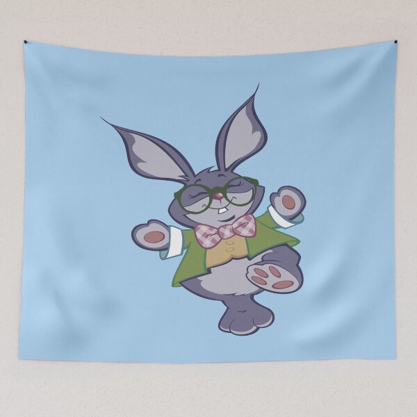 Item preview, Bunny with Glasses and Bow Tie designed and sold by Labradoodlesetc.