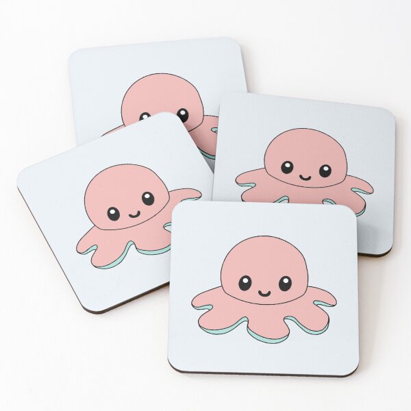 Item preview, Pink Happy Octopus designed and sold by EclipseInFlames.