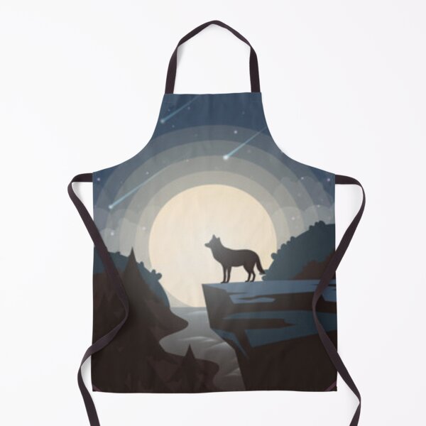Item preview, Wolf Silhouette Landscape designed and sold by WearWolfDesigns.