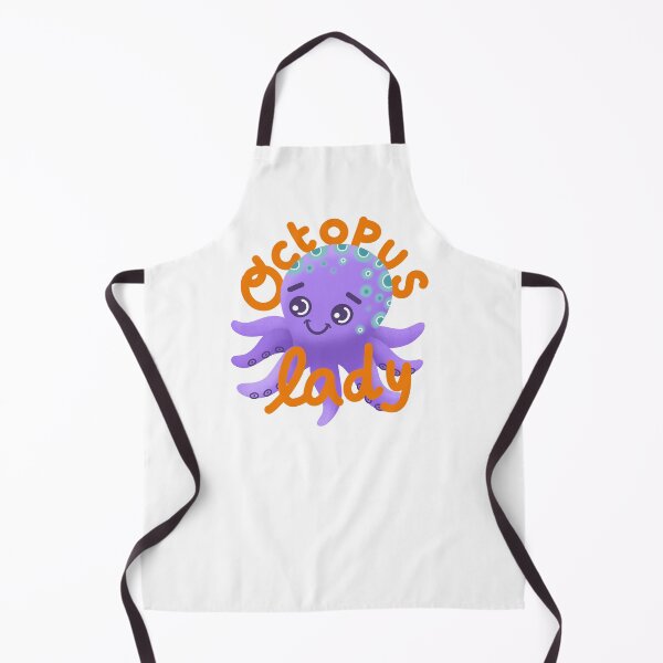 Item preview, NEW Octopus Lady with cute little purple octopus designed and sold by jazzydevil.