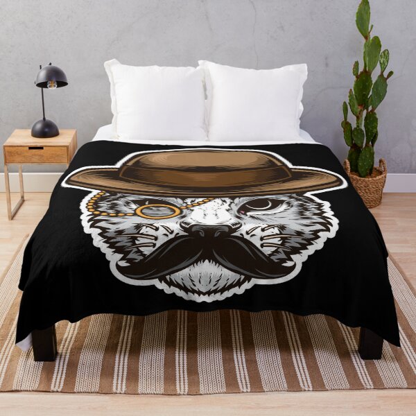 Item preview, cute cat with mustache and hat designed and sold by Moueddene.