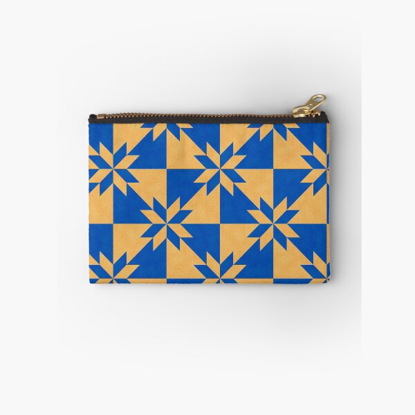 Item preview, Geometric Star Pattern in Blue and Gold designed and sold by ChangingLight.