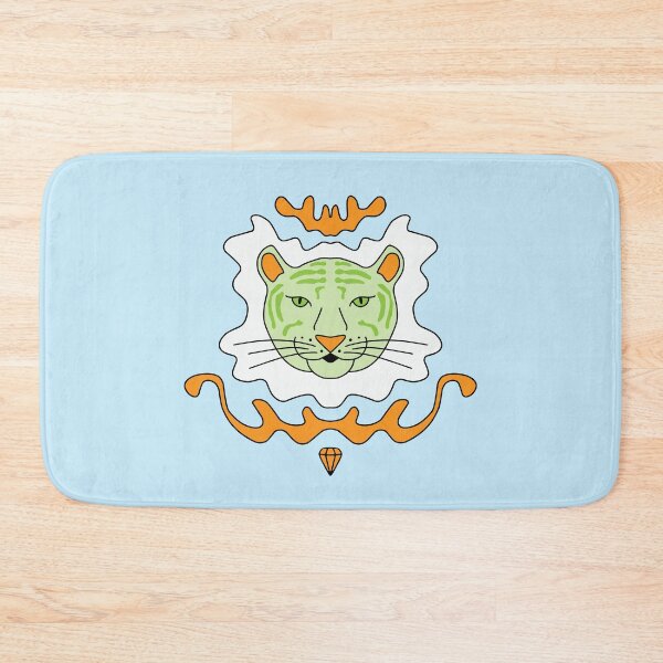 Item preview, Cute Cartoon Tiger - Orange and Green designed and sold by Twist Design.