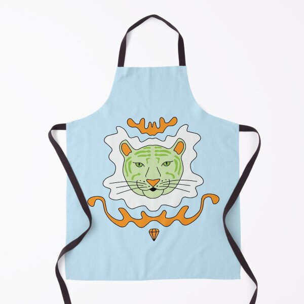 Item preview, Cute Cartoon Tiger - Orange and Green designed and sold by Twist Design.