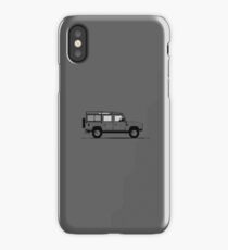 A Graphical Interpretation of the Defender 110 Station Wagon DMC iPhone Case