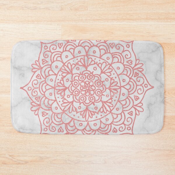 Item preview, Luxe Pink Mandala on Marble designed and sold by Julie Erin Designs.