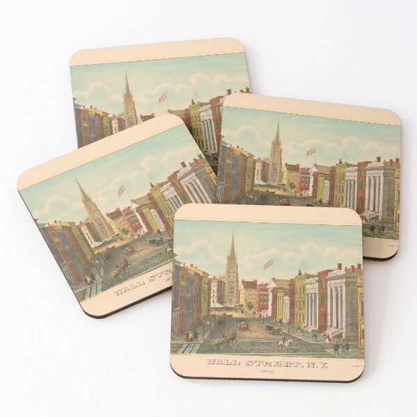 Item preview, Wall Street, New York (1847) designed and sold by allhistory.