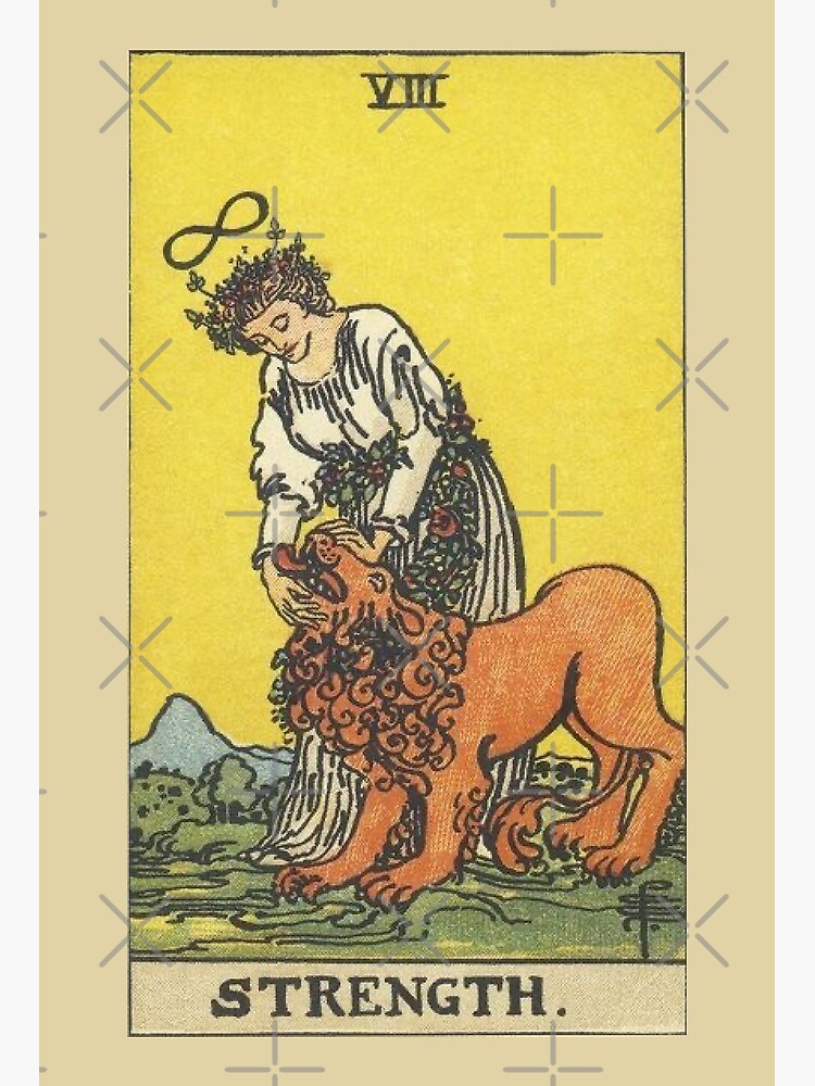 Mousepad Tarot Card Strength Major Arcana