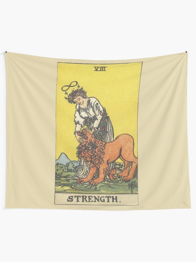 Mousepad Tarot Card Strength Major Arcana