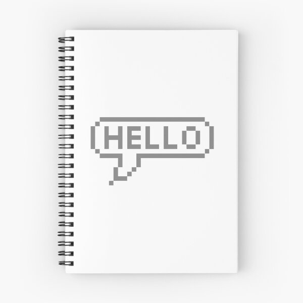 Item preview, HELLO - PIXEL CHAT BUBBLE designed and sold by Fabs77z.