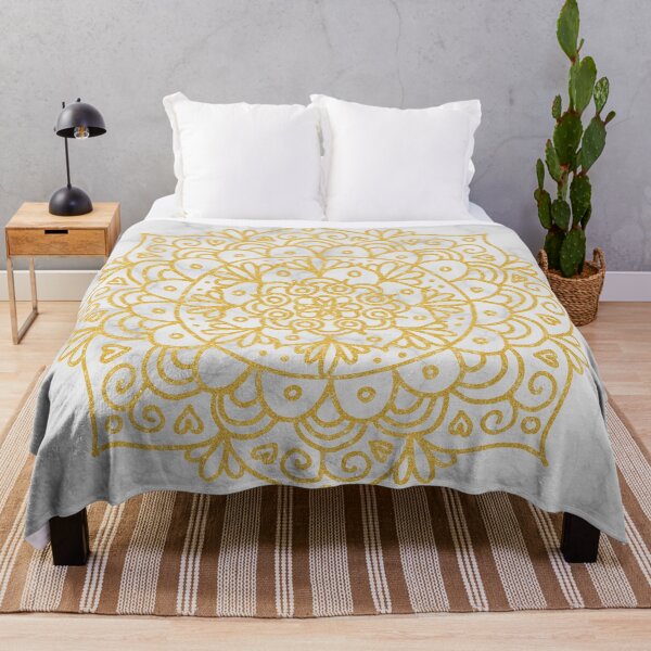 Item preview, Luxe Gold Mandala on Marble designed and sold by Julie Erin Designs.