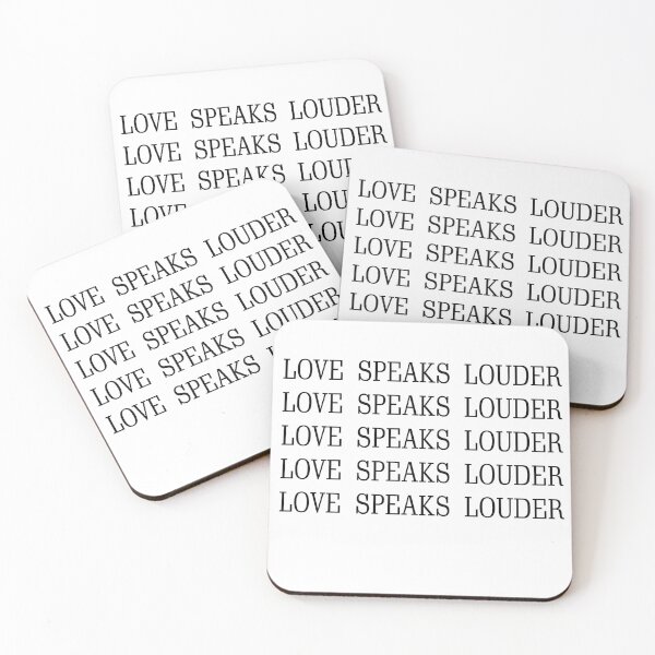 Item preview, love speaks louder designed and sold by MallsD.