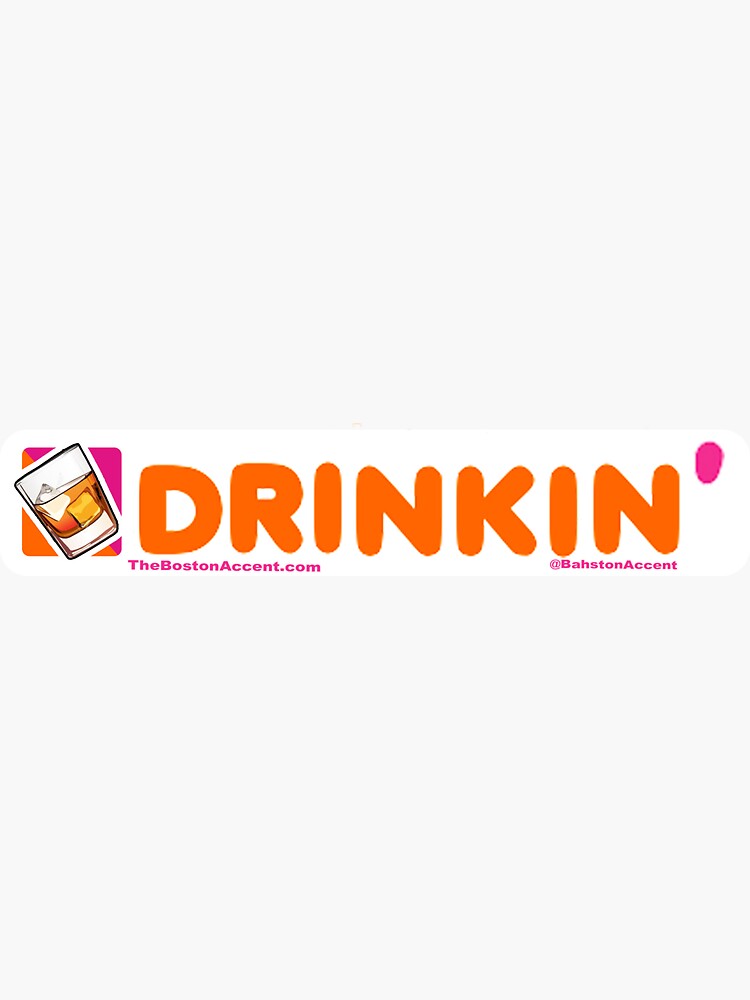 Thumbnail 3 of 3, Sticker, Drinkin Whiskey designed and sold by BostonAccent.