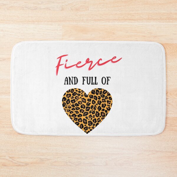 Item preview, Fierce Cheetah Leopard Animal Print-Female Empowerment,Full of Heart Girl Power designed and sold by WW-Designz.
