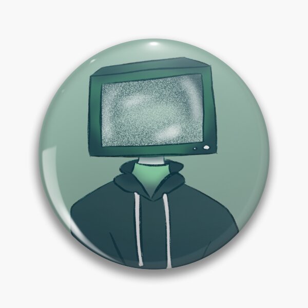 Item preview, Green TV Head designed and sold by BeatrixBexley.