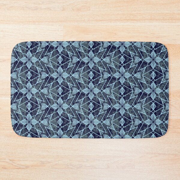 Item preview, Diamond floral  - blue designed and sold by Joanne-Amanda.