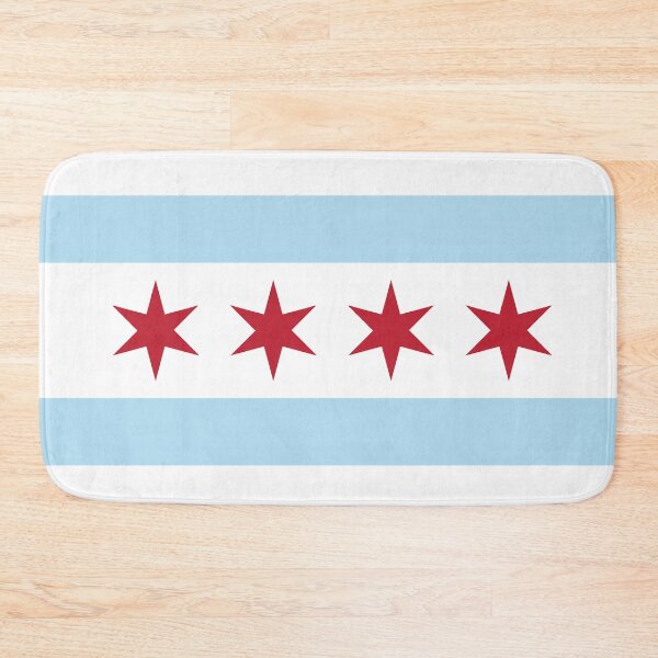 Item preview, The Windy City (City of Chicago Flag) designed and sold by franklinprintco.