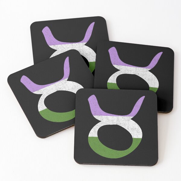 Item preview, Genderqueer Taurus Pride Flag Zodiac Sign designed and sold by Patrick Hiller.