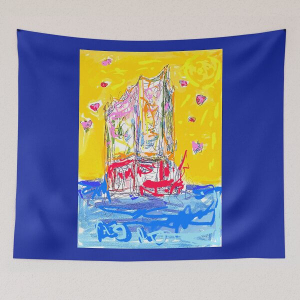 Item preview, Elbphilharmonie with hearts designed and sold by Nicole Leidenfrost.