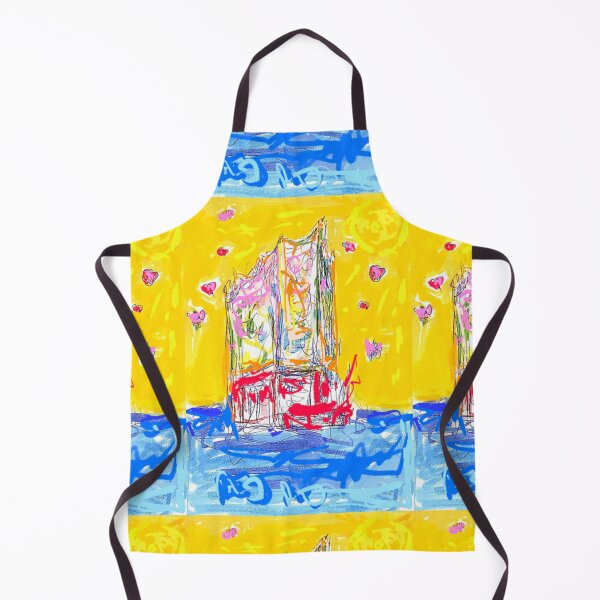 Item preview, Elbphilharmonie with hearts designed and sold by Nicole Leidenfrost.