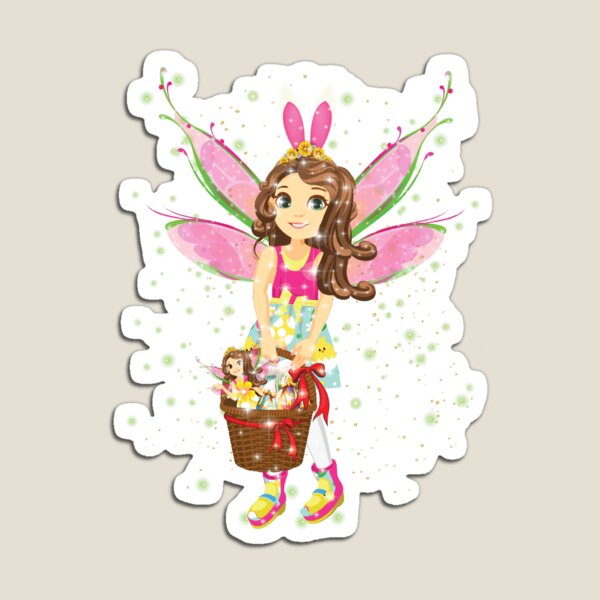 Hope the Magical Easter Basket Fairy-Pretty In Pink™ Magnet