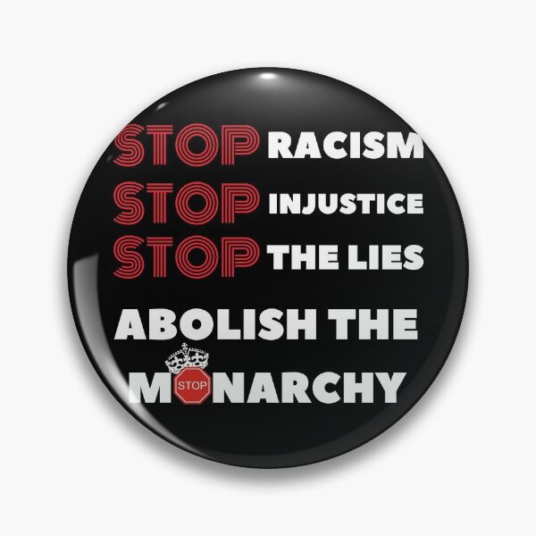 Item preview, STOP Racism, abolish the monarchy, team Meghan and Harry designed and sold by ritapestaninha.