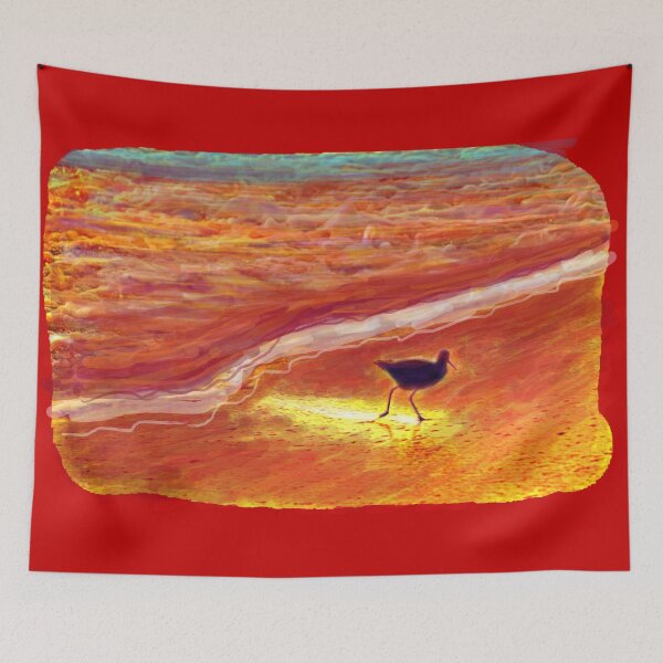 Item preview, SCARLET SUNSET SANDPIPER DIGITAL TRENDs  designed and sold by THE AMERICAN TEEVANGELIST.