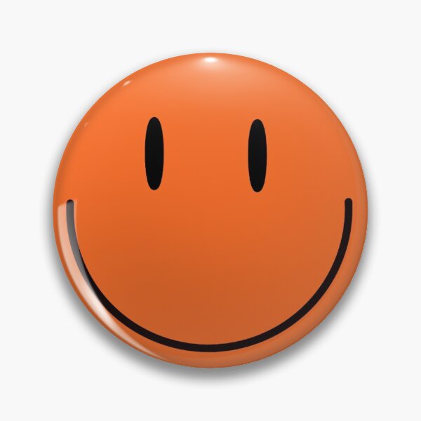 Item preview, orange happy face designed and sold by DaisySquared.
