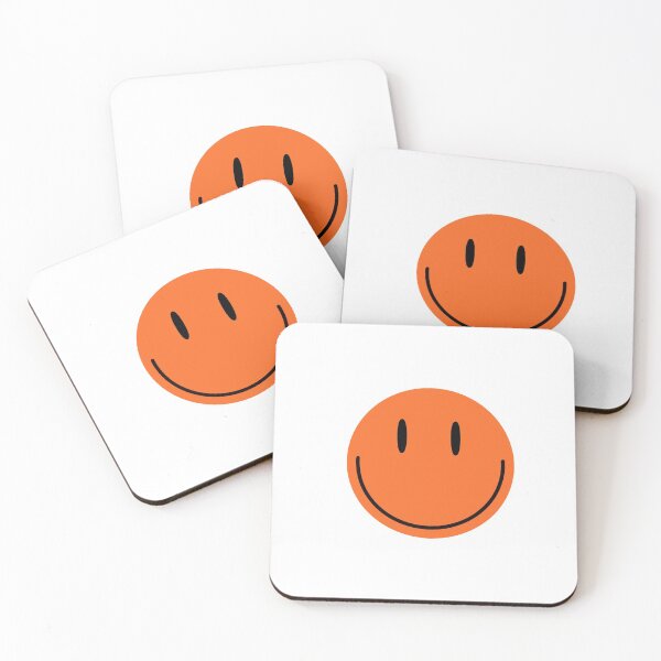 Item preview, orange happy face designed and sold by DaisySquared.