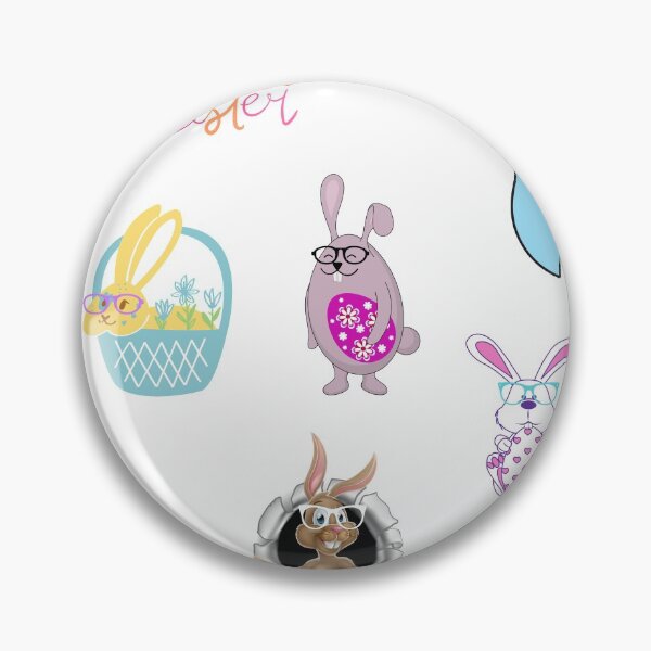 Item preview, Bunny With Glasses Sticker Pack designed and sold by SportyDogShop.