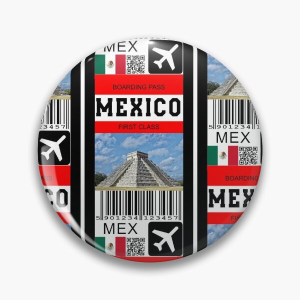 Item preview, Mexico first class boarding pass designed and sold by Travellerz.