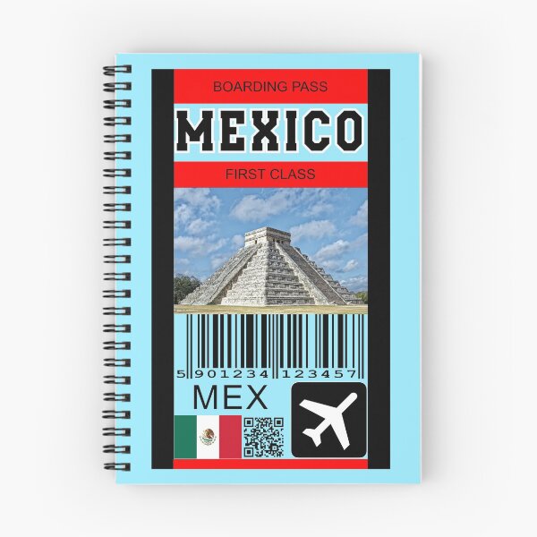 Item preview, Mexico first class boarding pass designed and sold by Travellerz.