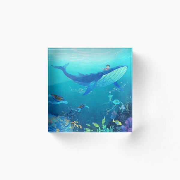 Artikelvorschau, Blue Ocean Waves | Wale entworfen und verkauft von Jessi Review.