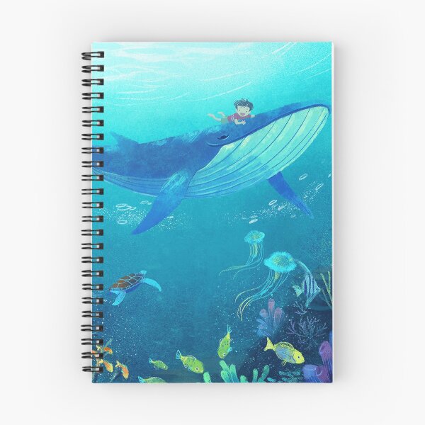 Item preview, Olas del océano azul | Ballenas designed and sold by Jessi Review.