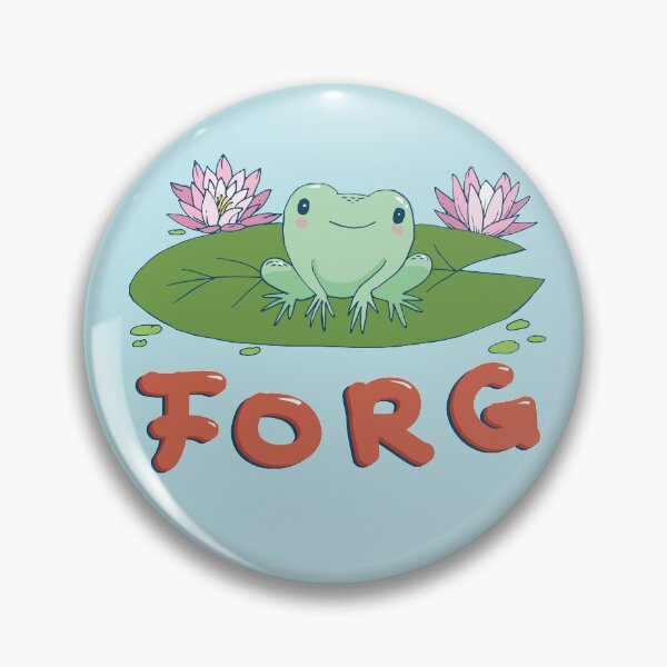Item preview, FORG - little frog on a lily pad, chilling designed and sold by Petra Vitéz.