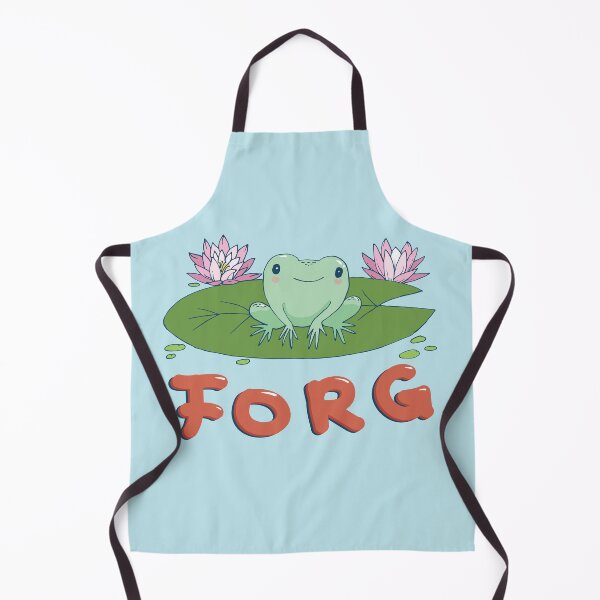 Item preview, FORG - little frog on a lily pad, chilling designed and sold by Petra Vitéz.