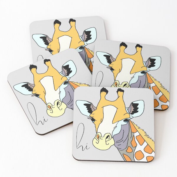 Item preview, Giraffe Says Hi designed and sold by Mrspink16.