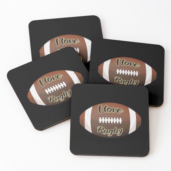Item preview, I love rugby - Rugby ball designed and sold by portokalis.