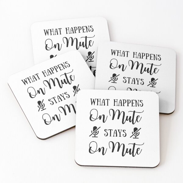 Item preview, Funny Mute Design | What Happens On Mute Stays On Mute | Zoom Design designed and sold by Presto Prints Design.