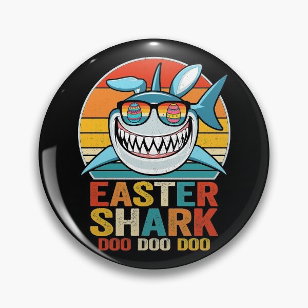 Item preview, Easter Shark Doo Doo Doo  Funny Daddy Mom Shark designed and sold by Renergie.