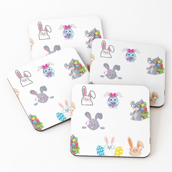 Item preview, Bunny With Glasses Sticker Pack designed and sold by SportyDogShop.